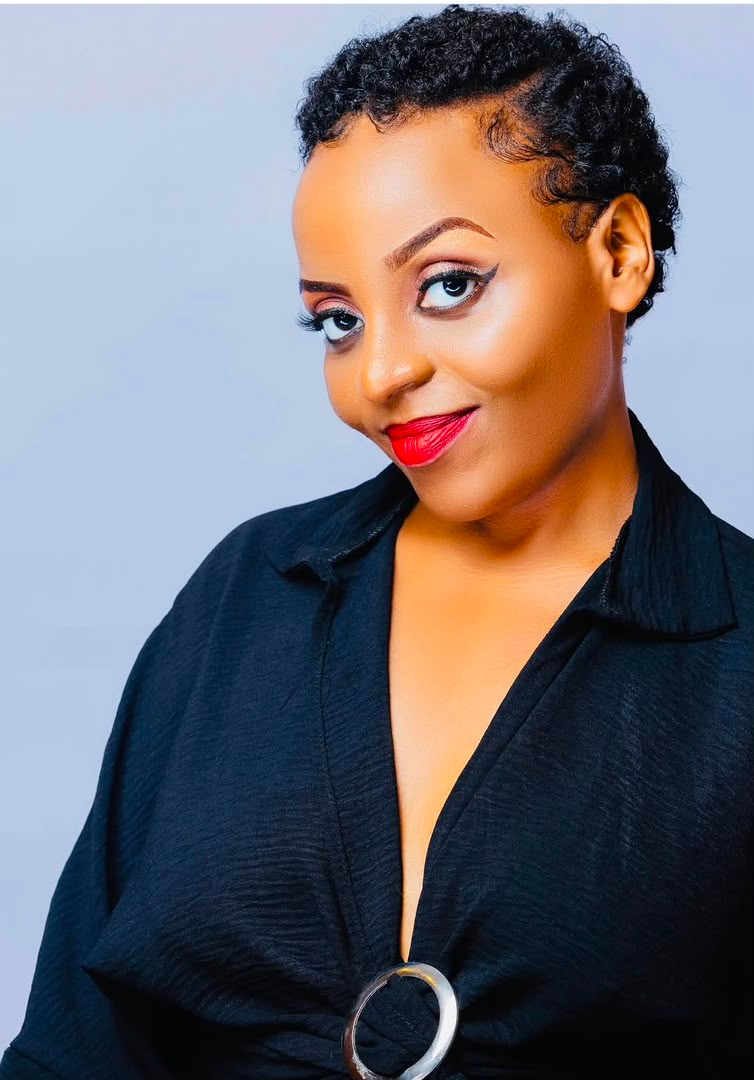 Ishimwe Nadia, founder and coach of Blessed Fit Family, looking at the camera